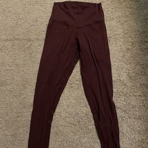 Aerie burgundy leggings